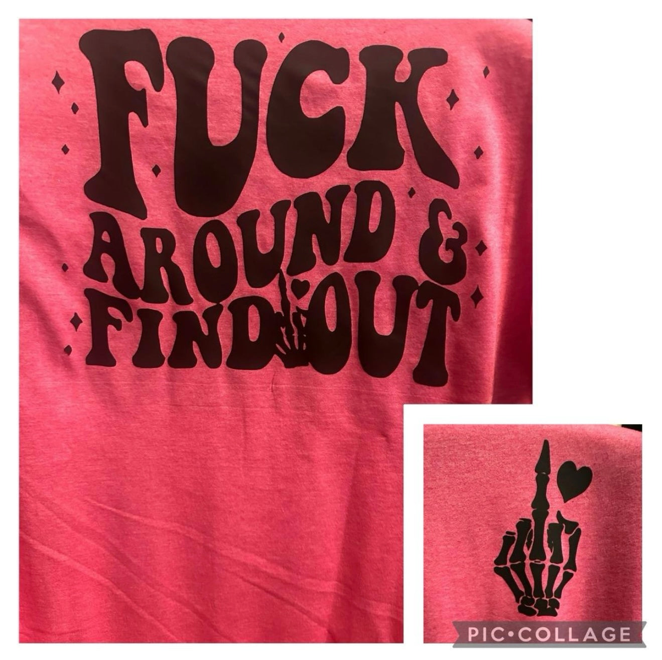 FAFO Middle Finger with Heart Hoodie